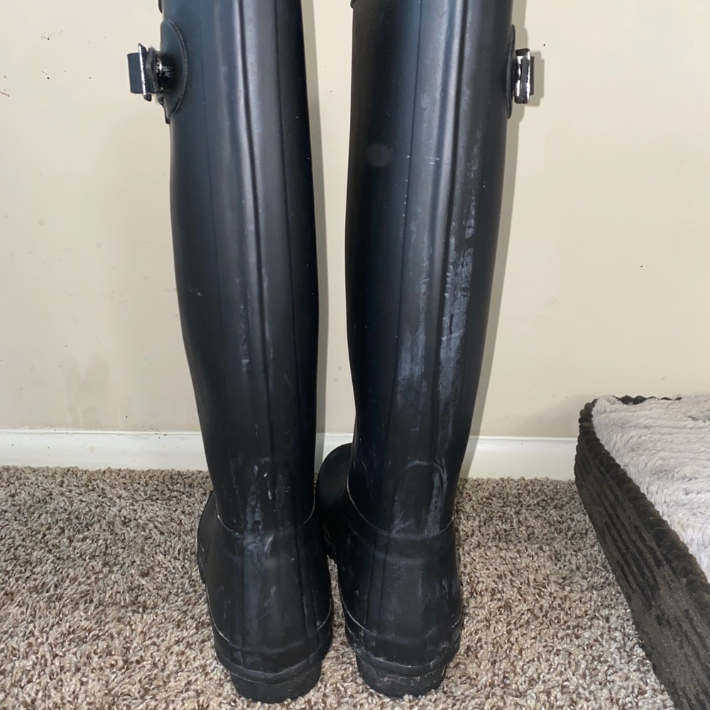 Black Matte Hunter Boots